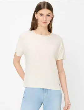 BRAX Damen Shirt Style CAELEN S soft ecru cremeweiß Gr. (900033_90658700_95)