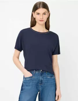 BRAX Damen Shirt Style CAELEN S navy dunkelblau Gr. (900033_90658700_22)
