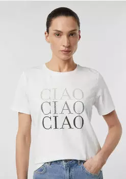 Comma T-Shirt weiß (2176897.01D1)