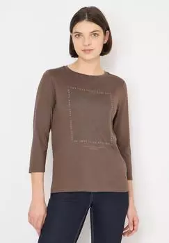 Cecil 3/4-Arm-Shirt mit Rundhals-Ausschnitt (CCB32438337570) braun/hellbraun