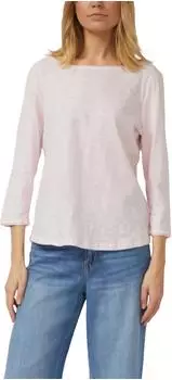 s.Oliver Shirt mit Flammgarnstruktur und 3/4-Ärmeln (2164085) zartrosa