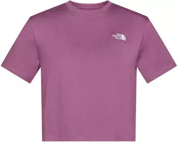 The North Face Cropped Simple Dome T-Shirt (NF0A8FDHG4Y) lila