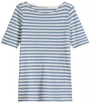 Marc O'Polo Gestreiftes T-Shirt Regular (5000013300) medium blue/multi