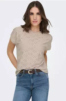 Only Smilla T-Shirt (15231005) greige