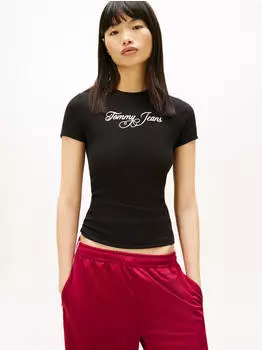 Tommy Hilfiger Damen T-Shirt (62931028) schwarz