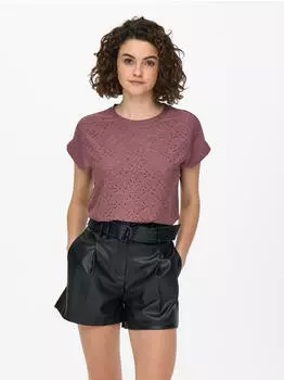 Only Smilla T-Shirt (15231005) rose braun/oxid