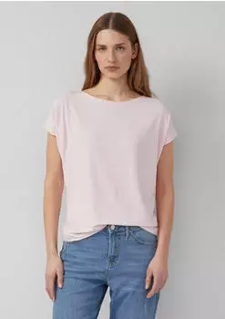 s.Oliver Flie&szlig;endes Jersey-Shirt mit &uuml;berschnittenen Schultern (2154938) rose/pink