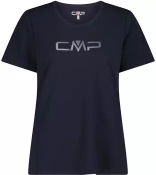 CMP CO T-Shirt (39T5676P) schwarz/b. blue-ghiaccio