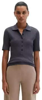 Marc O'Polo Geripptes Poloshirt Slim (5000013276) graphite