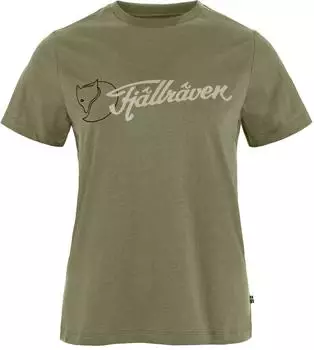 Fj&auml;llr&auml;ven Logo Tee W T-Shirt (14600269) gr&uuml;n