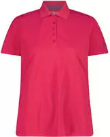 CMP 3T59676-B807-EU 38, CMP Damen Polo T-Shirt (Gr&ouml;&szlig;e S, pink) female