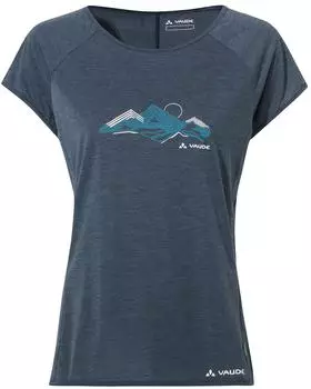 VAUDE Women's Tekoa T-Shirt II - dark sea/white