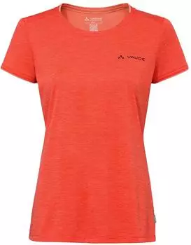 VAUDE Women's Essential Short Sleeve T-Shirt (41329) glowing red