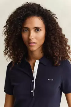 GANT Sunfaded Piqu&eacute; Poloshirt (4200866) dunkelblau