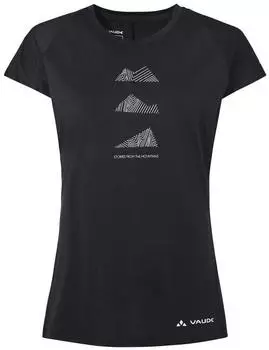 VAUDE Women's Tekoa Wool T-Shirt (42702) schwarz