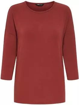 Only Loose Fitted 3/4 Arm Top (15157920) burgunder