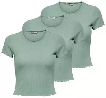 Only Onlemma S/s Short Top Noos Jrs (15201206) hellgr&uuml;n