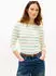 Tommy Hilfiger Boat Neck Three-Quarter Sleeve T-Shirt (WW0WW40589) fine stp calico/courtside green