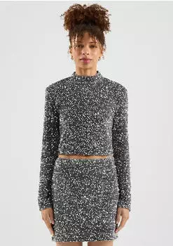 s.Oliver Longsleeve aus Viskosemix (2174466) silber