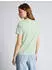 Tom Tailor Denim T-Shirt mit Knoten-Detail (1051788003) hellgrün/offwhite