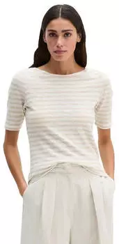 Marc O'Polo Gestreiftes T-Shirt Regular (43257521) light brown multi