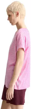 Marc O'Polo DfC T-Shirt Regular (97158768) rosa/wei&szlig;
