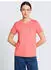 Tom Tailor Basic T-Shirt aus Bio-Baumwolle (1045534) pitaya/weiß