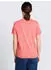 Tom Tailor Basic T-Shirt aus Bio-Baumwolle (1045534) pitaya/weiß