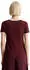 Marc O'Polo T-Shirt loose (89390924) dunkelrot/creme