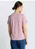 Tom Tailor Basic T-Shirt aus Bio-Baumwolle (1050428) rosa/schwarz