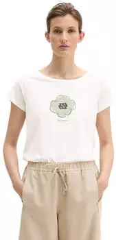 Marc O'Polo Print-T-Shirt Regular (46610438) weiß