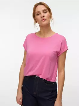 Vero Moda Vmava Plain SS Top Ga Jrs Noos (10284468) pink cosmos