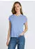 Tom Tailor Denim T-Shirt mit Knoten-Detail (1040186) hellblau/schwarz/weiß