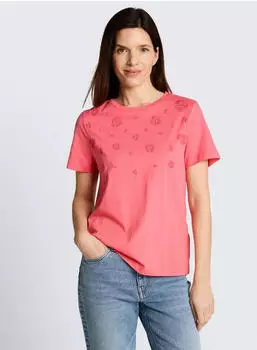 Tom Tailor Basic T-Shirt aus Bio-Baumwolle (1045534) soft coral pink