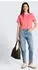 Tom Tailor Basic T-Shirt aus Bio-Baumwolle (1045534) soft coral pink
