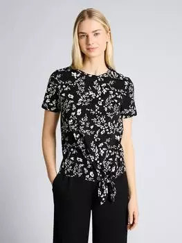 Tom Tailor Basic T-Shirt aus Bio-Baumwolle (1051788) schwarz