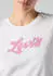 Levi's The Perfect Graphic Tee (17369) lse_large batwing- pink logo bright white