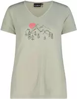 CMP 31T8466-F406-42, CMP Woman T-shirt pistacchio (F406) 42 Damen