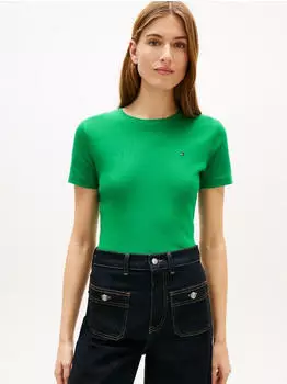 Tommy Hilfiger New Slim Cody T-Shirt (WW0WW40587) courtside grün