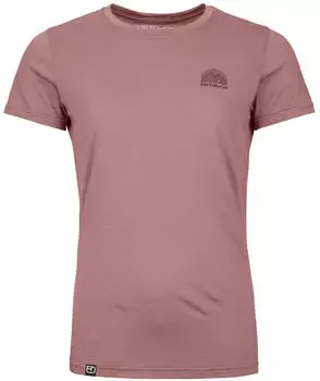 Ortovox Women's 120 Cool Tec Mountain Stripe T-Shirt duskrose
