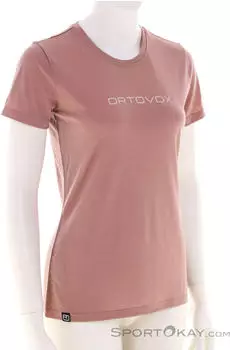 Ortovox Women's 150 Cool Brand T-Shirt duskrose