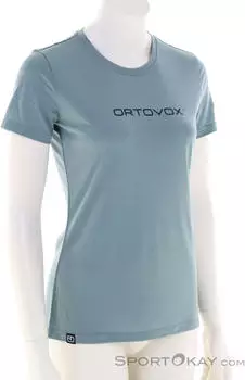 Ortovox Women's 150 Cool Brand T-Shirt icyshore