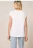Street One Shirt mit Rundhals und Blumen-Stickerei (F325338) weiß