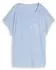 Tom Tailor T-Shirt mit Leinenanteil kentucky blue