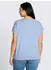 Tom Tailor T-Shirt mit Leinenanteil kentucky blue