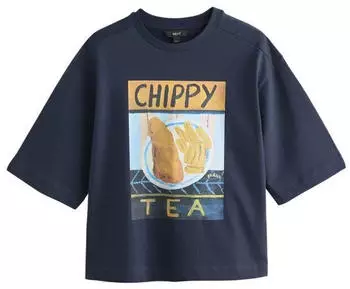Next Fashion Frankie Thorpe Pyjama / Sweatshirt / T-Shirt (G6299702) navy/himmelblau/gelb/schwarz
