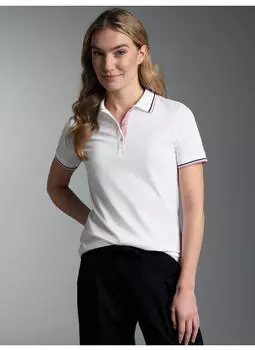 Trigema Slim Fit Damen Poloshirt (60073513) wei&szlig;