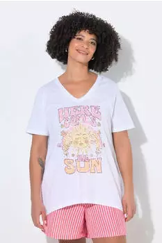 Angel of Style T-Shirt Teddy-Motiv Halbarm (851503) schneeweiß
