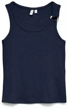 Vero Moda VMKylie / VMKIKI Tank Top Regular Fit (10346067) navy blazer detail:melange