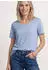 Street One T-Shirt mit abgerundetem V-Ausschnitt (A324870) cashmere blue